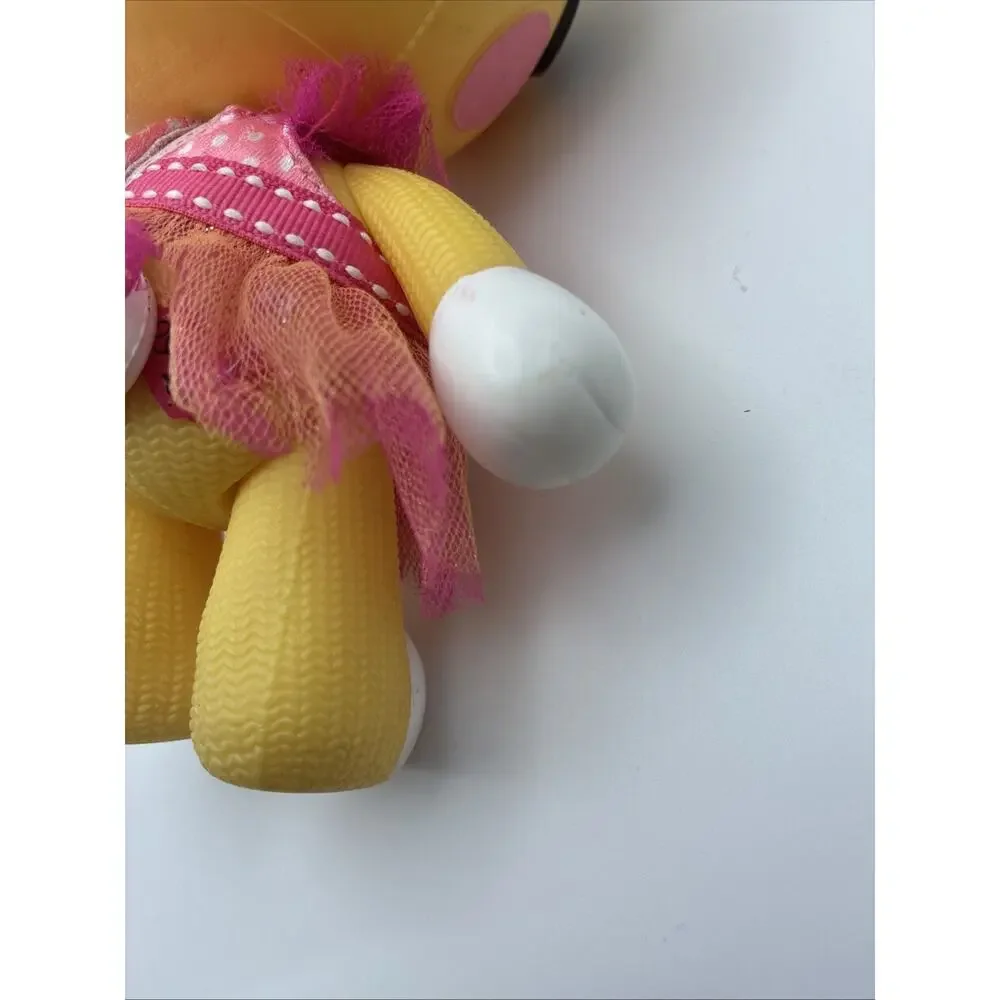 LALALOOPSY PET PALS CARROT LONG EARS VINYL BUNNY DOLL 8 1/2